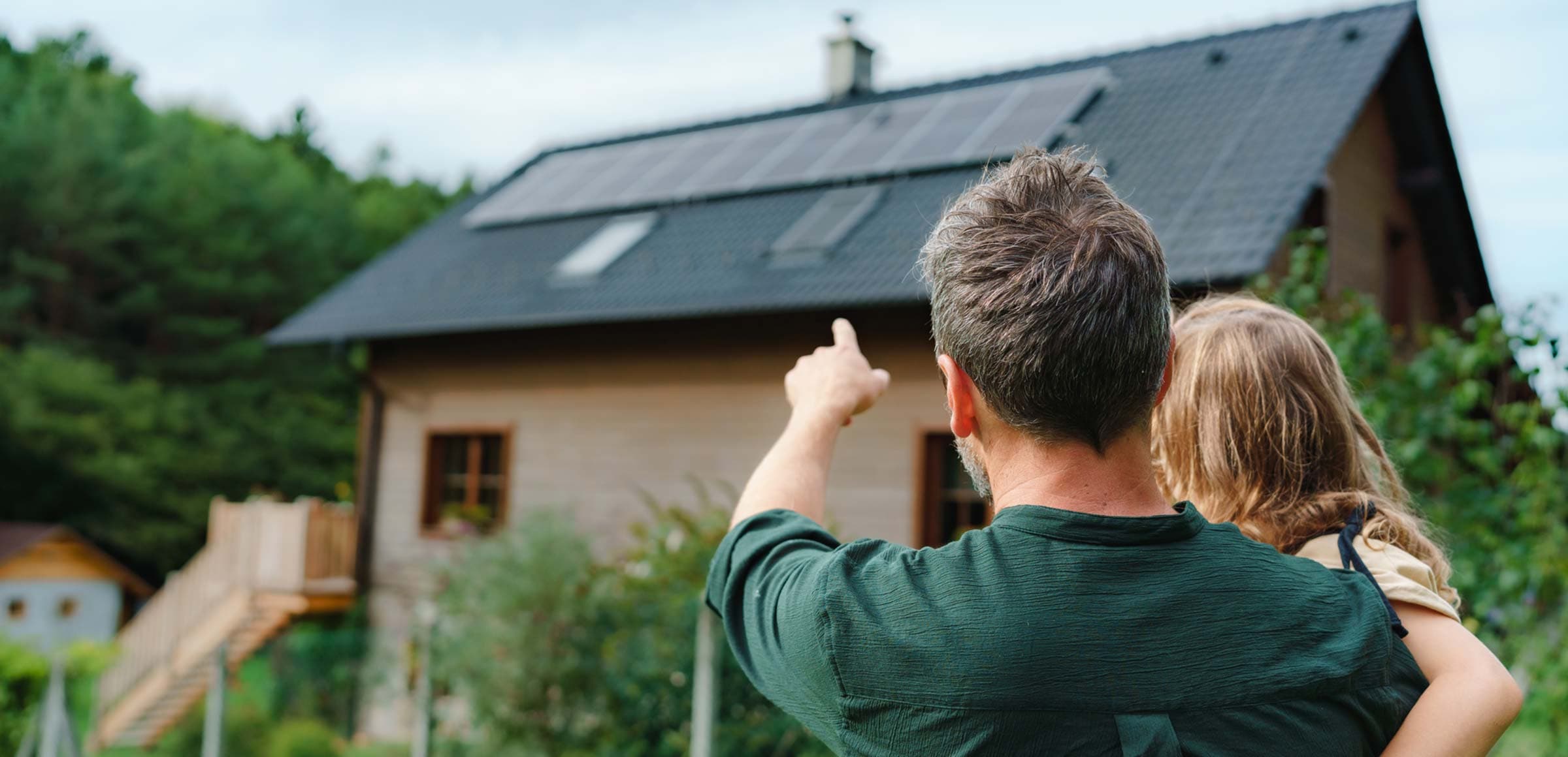 Zonnepanelen op een duurzaam dak